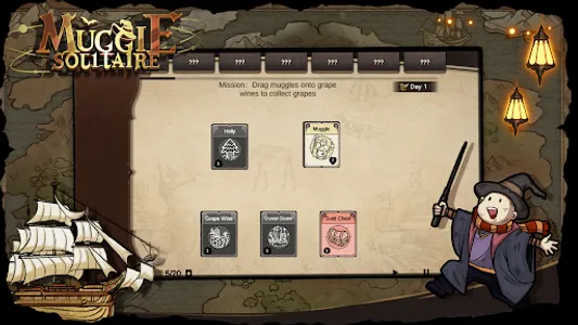 Muggle Solitaire：Magic Famine screenshot 2