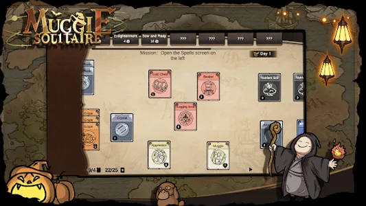 Muggle Solitaire：Magic Famine screenshot 3