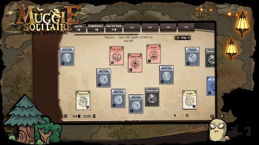 Muggle Solitaire：Magic Famine screenshot 5