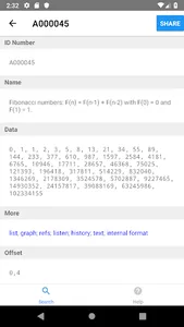 OEIS Client screenshot 1