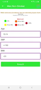CVD Risk Chart App screenshot 3
