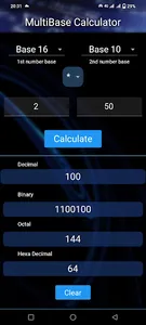 MultiBase Calculator screenshot 0