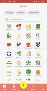 Nuttri Share: Log solid foods  screenshot 1