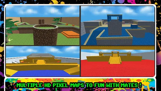 Blocky Gun Paintball screenshot 19