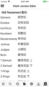 Multi-version Bible screenshot 0