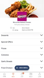 Munchies Kebab & Pizza House screenshot 1