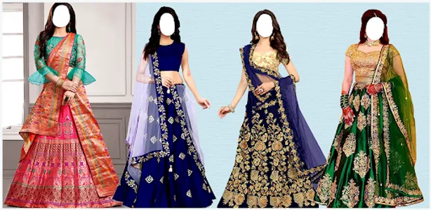 Women Lehenga Choli Photo Suit screenshot 5