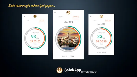 ŞafakApp: Şafak Hesaplar Sayar screenshot 0