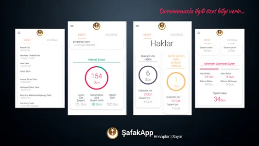 ŞafakApp: Şafak Hesaplar Sayar screenshot 1