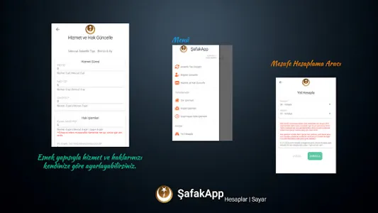 ŞafakApp: Şafak Hesaplar Sayar screenshot 2