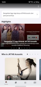 JKT48 Acoustic Fan App screenshot 1