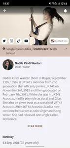 JKT48 Acoustic Fan App screenshot 2