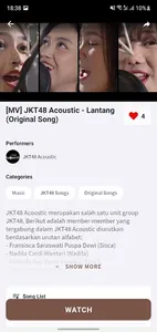 JKT48 Acoustic Fan App screenshot 4