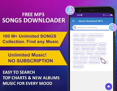 Mp3 Music Downloader app screenshot 0