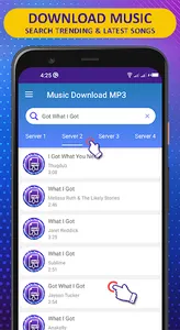 Mp3 Music Downloader app screenshot 1