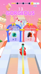 Dancing Hair - Music Race 3D screenshot 1