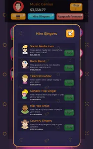 Talent Manager - Idle Music Cl screenshot 3