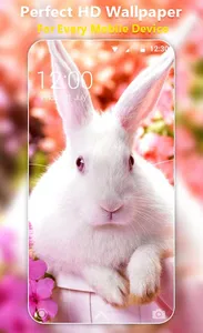 Easter Bunny Live Wallpaper HD screenshot 1