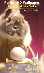 Easter Bunny Live Wallpaper HD screenshot 2