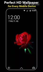 Red Rose Wallpaper screenshot 0