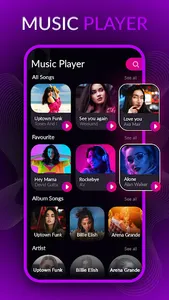 Mp3 Music and HD video player screenshot 2
