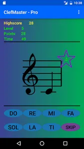 Clef Master - Music Note Game screenshot 0