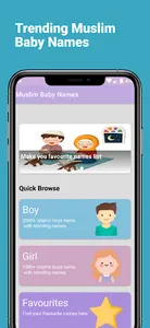 Muslim Baby Names and Meanings screenshot 0
