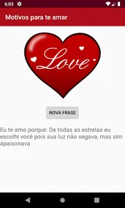 Motivos para te amar screenshot 0