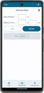 Infusion Calculator screenshot 1