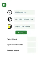 Yakıt Hesaplama - Pratik screenshot 6