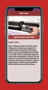 Logitech Meetup Camera Guide screenshot 2