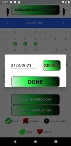 Period Tracker screenshot 2