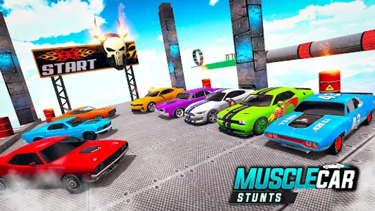 Muscle Car Stunts: Car Games screenshot 14