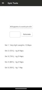 Gym Tools screenshot 2