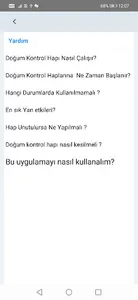 Doğum Kontrol Hapı Kullanımı screenshot 1