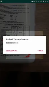 QR ve Barkod Okuyucu screenshot 2