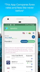 remitto - Forex comparison screenshot 0