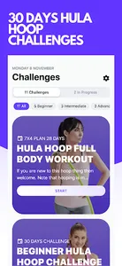 Hula Hoop Training App screenshot 2