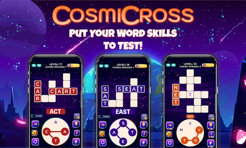 CrossWord puzzle - CosmiCross screenshot 0