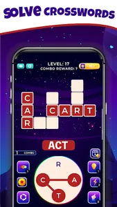 CrossWord puzzle - CosmiCross screenshot 1