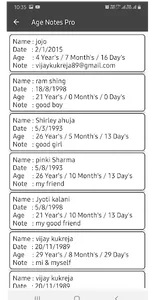 Age Notes Pro screenshot 12