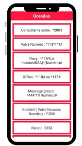 Code USSD Sim Carte En Algérie screenshot 3