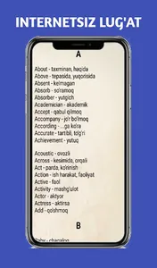 Ingliz tilini o'rganing - UZEN screenshot 0