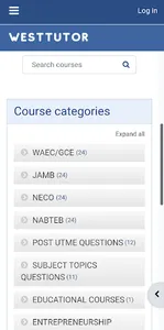Westtutor screenshot 2