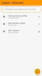 mySporti screenshot 1