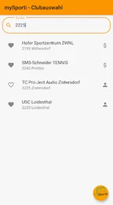 mySporti screenshot 2
