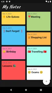 My Notes - Colorful notepad screenshot 0