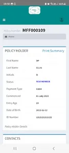 My Funeral Fund Member Portal screenshot 2