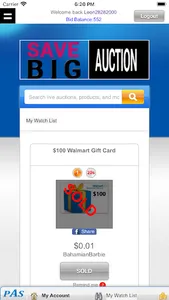 Save Big Auction screenshot 6