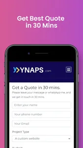 YNAPS | Website And APP screenshot 1